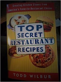 Top Secret Recipes Books By Todd Wilbur Pdf Epub Mobi Gooner