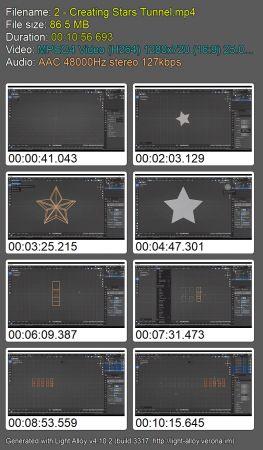 Skillshare Seamless Looping Stars Tunnel Animations in Blender
