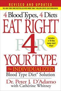 Eat Right 4 Your Type The Individualized Diet Solution by Peter J D Adamo EPUB