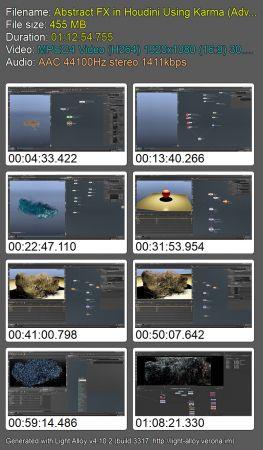 Rebelway Abstract FX in Houdini Using Karma