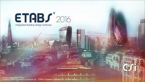 CSI ETABS Version 16 0 0 Build 1488