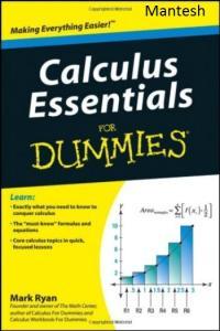 Calculus Essentials For Dummies Mark Ryan Mantesh