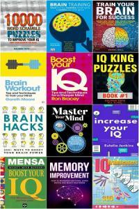 50 Brain Training Memory Boosting Books Including Brainteasers IQ Tests Puzzles etc