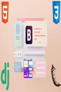 Python Web Dev Pro Flask Django HTML CSS Bootstrap