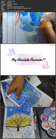 Skillshare 5 Easy Winter Postcards With Watercolors FreeCourseWeb