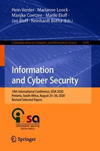 Information and Cyber Security 19th International Conference ISSA 2020 FreeCourseWeb