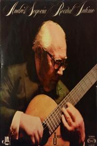 Andres Segovia Recital Intimo Works Of Sor Asencio Cuellar Weiss etc