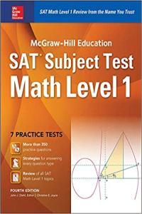 McGraw Hill Education SAT Subject Test Math Level 1 4th Edition CourseWikia