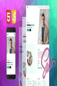 HTML Sass JavaScript Create Responsive Portfolio Website