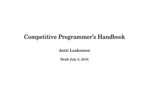 Competitive Programmer s Handbook