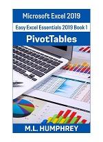 Excel 2019 PivotTables Easy Excel Essentials 2019