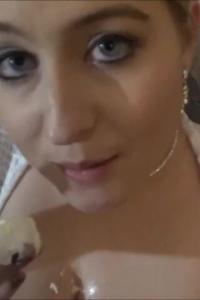 PornHub 2023 LittleOralAndie Whip Cream Birthday Big Natural Tits Blonde MILF Deepthroats Cum Swallo