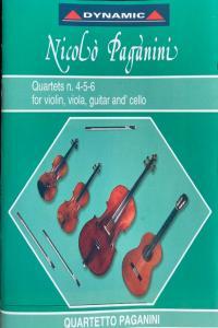 Paganini Quartets N 4 5 6 For Violin Viola Guitar And Cello Quartetto Paganini