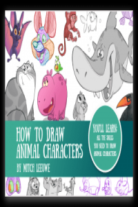 How to draw animal characters by Mitch Leeuwe CourseWikia