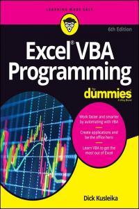 Excel VBA Programming For Dummies 6th Edition BookRAR