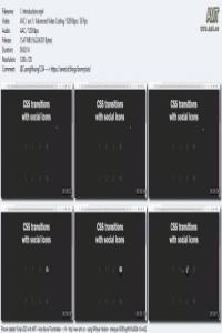 10 CSS Transitions with social Icons DevCourseWeb