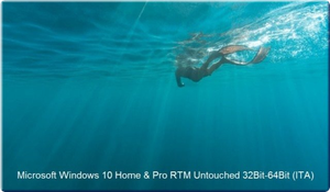 Microsoft Windows 10 Home e Professional RTM Untouched 64Bit ITA iCV