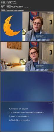 Skillshare - How to bring an object to live using ink and color pencil