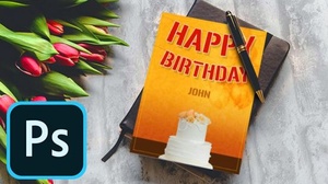 [ DevCourseWeb ] Udemy - Adobe Photoshop - Create Professional Greeting Card Design