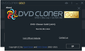 DVD-Cloner Gold / Platinum 2021 v18.30.1464 (x64) Multilingual Portable [FTUApps]