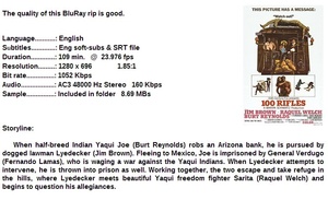 100 Rifles (Western 1969) Jim Brown 720p BrRip