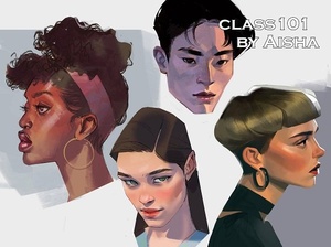 Class101 - Level Up Your Digital Portraits - Structure, Anatomy, and Stylization by Aisha