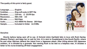 Pride of the Marines (War Drama 1945) John Garfield 720p