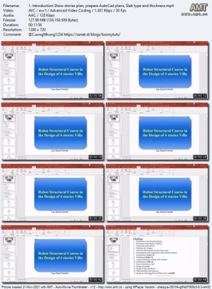 Udemy - Autodesk Structural Robot R.C.C Villa Design in UAE