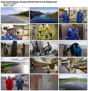 Great Coastal Railway Journeys S01E16 Fairlie to Port Glasgow (1280x720p HD, 50fps, soft Eng subs)