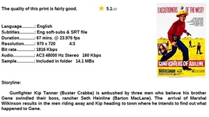 Gunfighters of Abilene (Western 1959) Buster Crabbe 720p