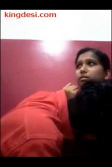 Desi Indian Lovers Smooch GF s Boobs Sucked in Juice Bar wid Audio