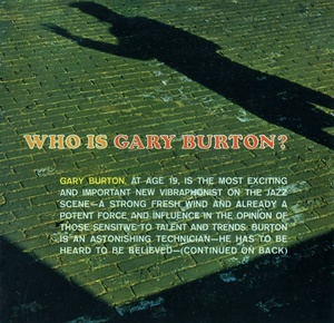 Gary Burton - Who Is Gary Burton + Subtle Swing & 5 Bonus Tracks (1962) [EAC-FLAC]