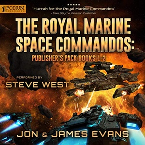 The Royal Marine Space Commandos: Publisher's Pack, Books 1 and 2 - Jon & James Evans - 2019 (Sci-Fi) [Audiobook] (miok)