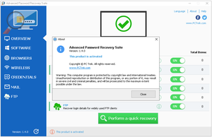 Advanced Password Recovery Suite v1.4.0 Multilingual Portable [FTUApps]