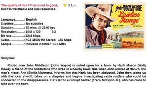 Lawless Range (Western 1935) John Wayne 720p