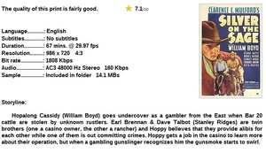 Silver on the Sage (Western 1939) William Boyd 720p