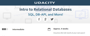 [UDACITY] Intro to Relational Databases - [FCO]
