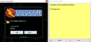 VovSoft Sticky Notes v6.3 Portable [FTUApps]