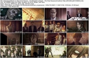 [Golumpa] Attack on Titan Final Season - 16 (Shingeki no Kyojin - The Final Season) [English Dub] [FuniDub 720p x264 AAC] [MKV] [EE1D80AC]