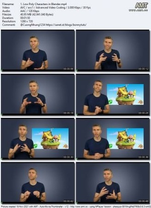 Udemy - Low Poly Characters - Blender Bitesize Course