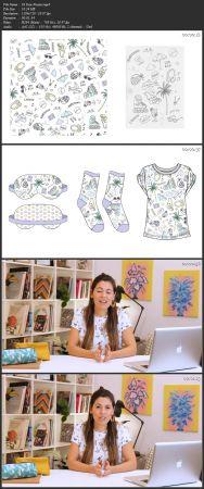 [ FreeCourseWeb ] Skillshare - Repeat Patterns in Photoshop - Incorporating Sketches into Digital Design
