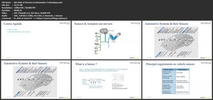 Udemy - Automotive Sensor and Actuator Technology - A Beginner Course
