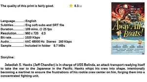 Away All Boats (War Drama 1956) Jeff Chandler 720p