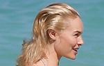 Confident Cutie Kate Bosworth Shows Her Appealing Body on the Beach
