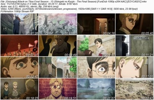 [Golumpa] Attack on Titan Final Season - 15 (Shingeki no Kyojin - The Final Season) [English Dub] [FuniDub 1080p x264 AAC] [MKV] [ED1CA5DC]
