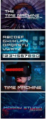 DesignOptimal - Time Machine Font