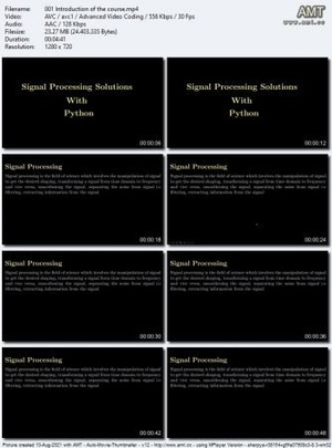 Udemy - Signal Processing Solutions With Python