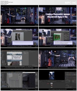 Wingfox - Creating a Photorealistic Japanese Alleyway with Maya and V-Ray with Steffen Hampel