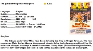 Battle of Rogue River (Western 1954) George Montgomery 720p