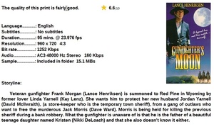 Gunfighter's Moon (Western 1995) Lance Henriksen 720p